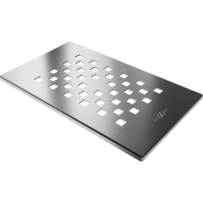 Mexen Hugo zakrytí sprchové vaničky, gun grey kartáčovaný - 42910066