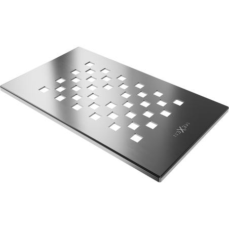 Mexen Hugo zakrytí sprchové vaničky, gun grey kartáčovaný - 42910066