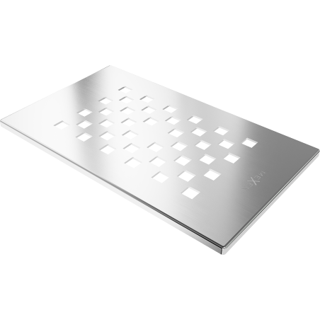 Mexen Hugo kryt do sprchové vaničky, inox - 42910001