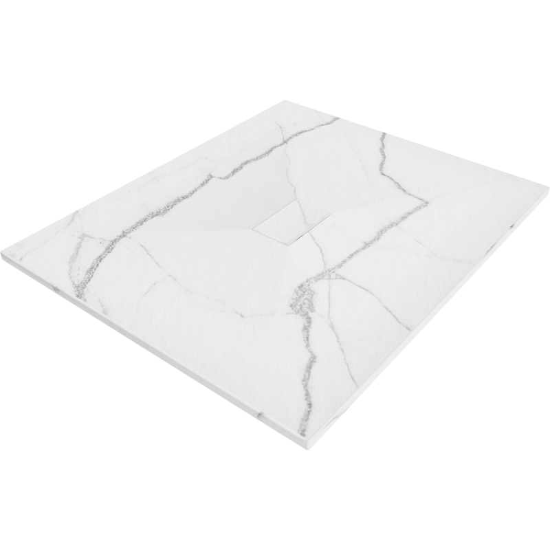 Mexen Hugo obdélníková sprchová vanička SMC 120 x 100 cm, bílý kámen - 42151012