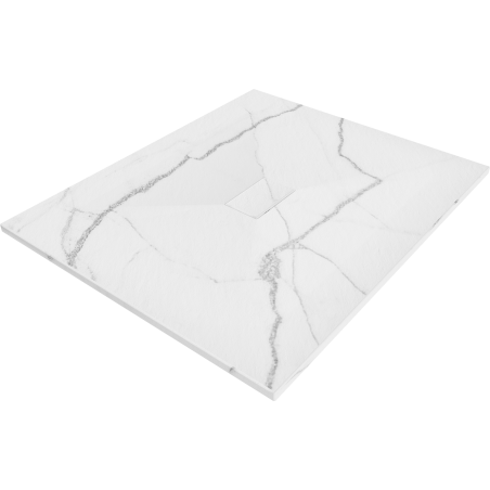 Mexen Hugo obdélníková sprchová vanička SMC 120 x 100 cm, bílý kámen - 42151012