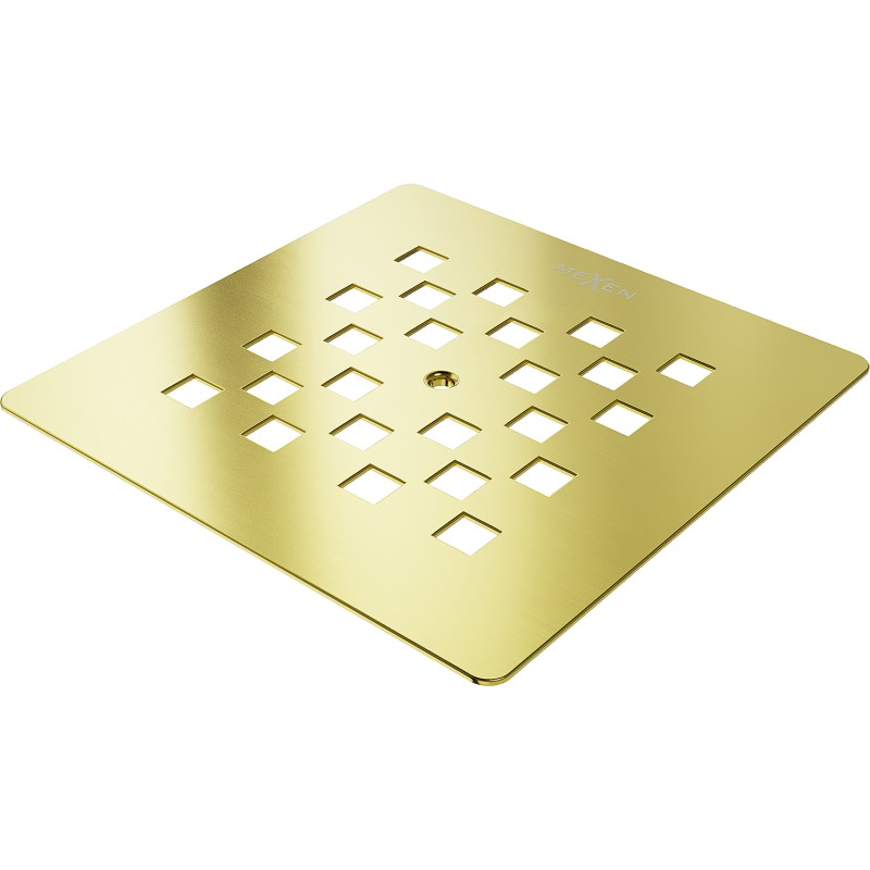 Mexen Stone+ kryt maskownice pro sprchový kout, zlatá - 44910050