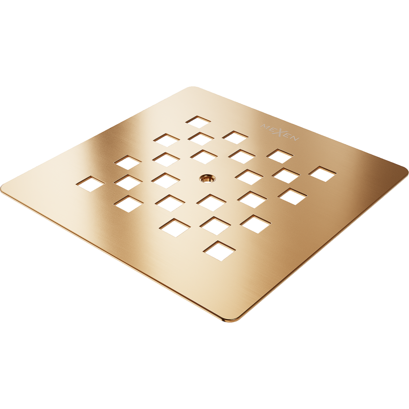 Mexen Stone+ kryt pro sprchový kout, kartáčovaná měď - 44910065