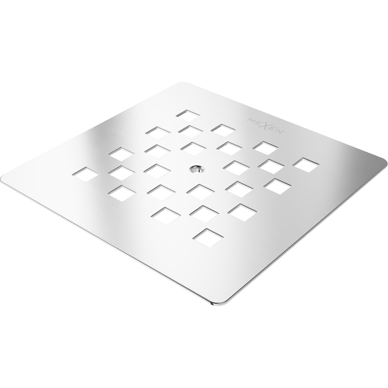 Mexen Stone+ kryt k sprchové vaničce, inox - 44910001