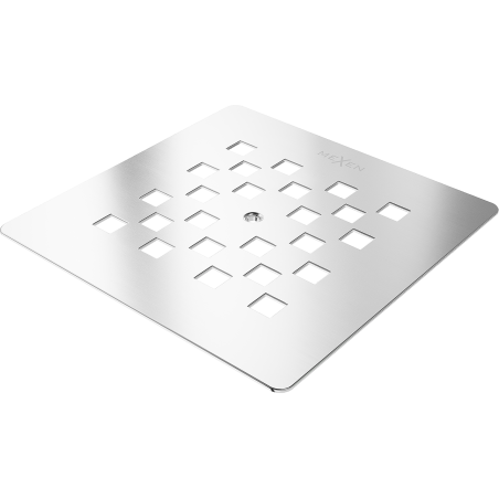 Mexen Stone+ kryt pro sprchovou vaničku, inox - 44910001