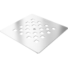Mexen Stone+ kryt pro sprchovou vaničku, inox - 44910001