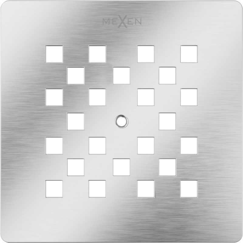 Mexen Stone+ kryt na sprchovou vaničku, inox - 44910001