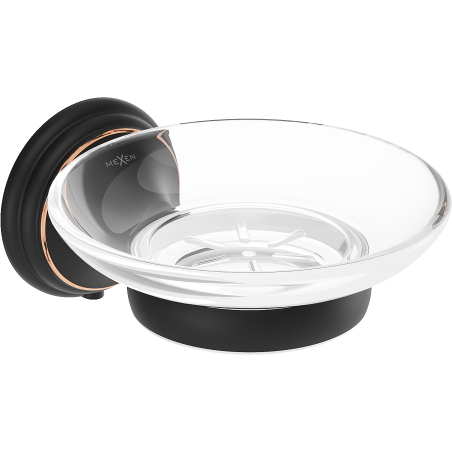 Mexen Lusso mýdlová miska, černá antická - 70A16855-79