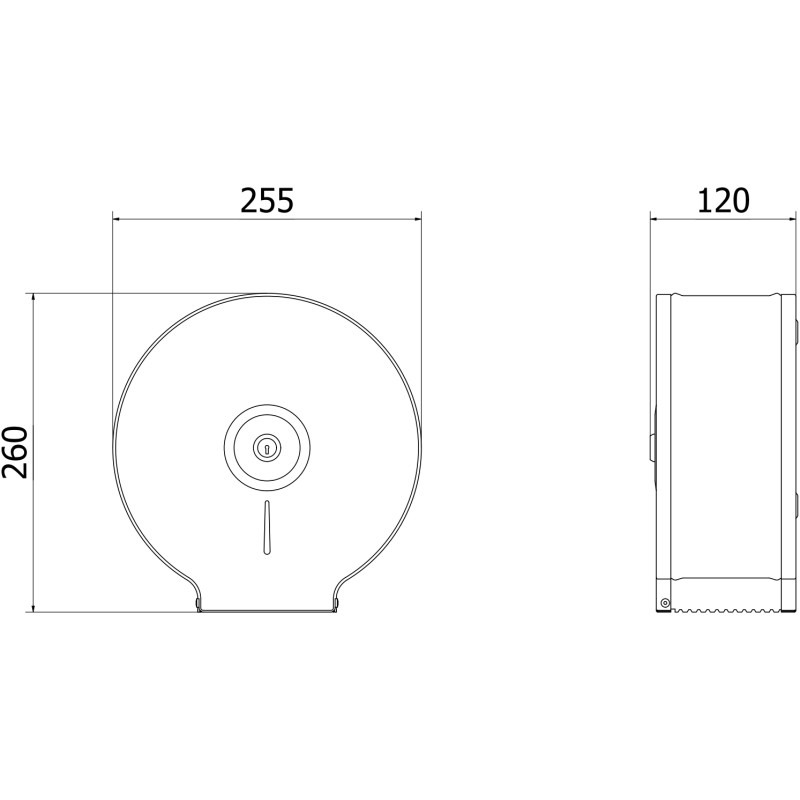Mexen Spira-U kontejner na toaletní papír, inox - 70K540-01