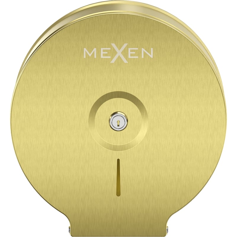 Mexen Spira-U kontejner na toaletní papír, zlatý kartáčovaný - 70K540-55