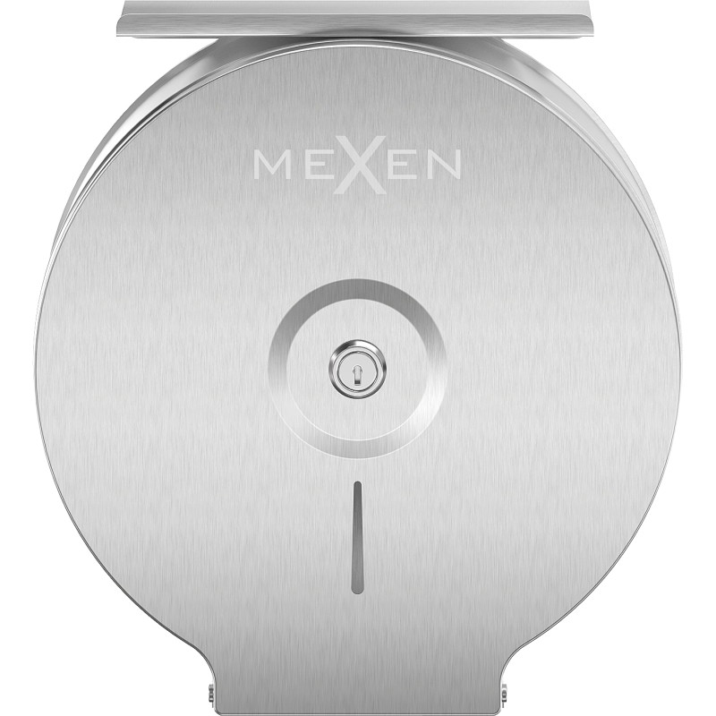 Mexen Spira-U+ kontejner na toaletní papír s poličkou na telefon, inox - 70K541-01