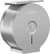 Mexen Spira-U+ kontejner na toaletní papír s poličkou na telefon, inox - 70K541-01