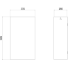 Mexen Linox Koš na odpadky 32L, inox - 70K006-01