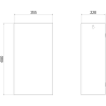 Mexen Linox Koš na odpadky 50L, inox - 70K007-01