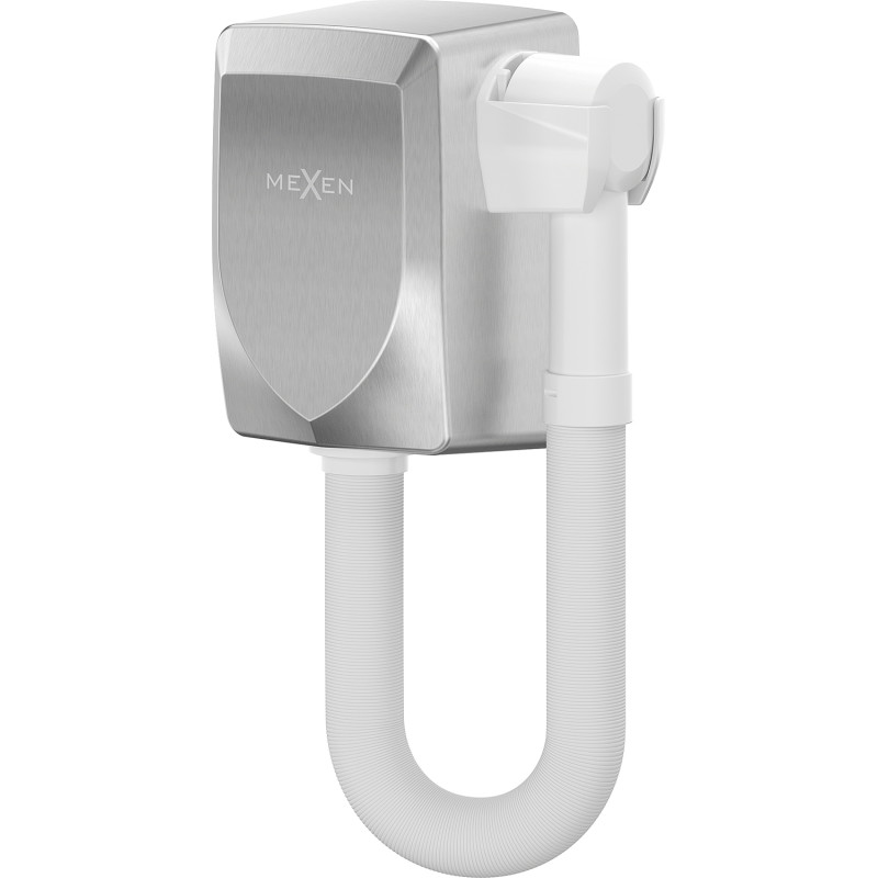 Mexen Aquis-S bazénový fén na vlasy s hadicí, 1000 W, nerez - 70K200-01
