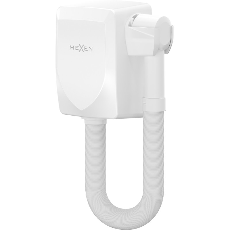 Mexen Aquis-S bazénový fén na vlasy s hadicí, 1000 W, bílý - 70K200-20
