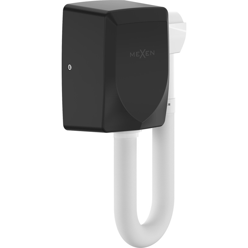 Mexen Aquis-S bazénový fén na vlasy s hadicí, 1000 W, černý mat - 70K200-70