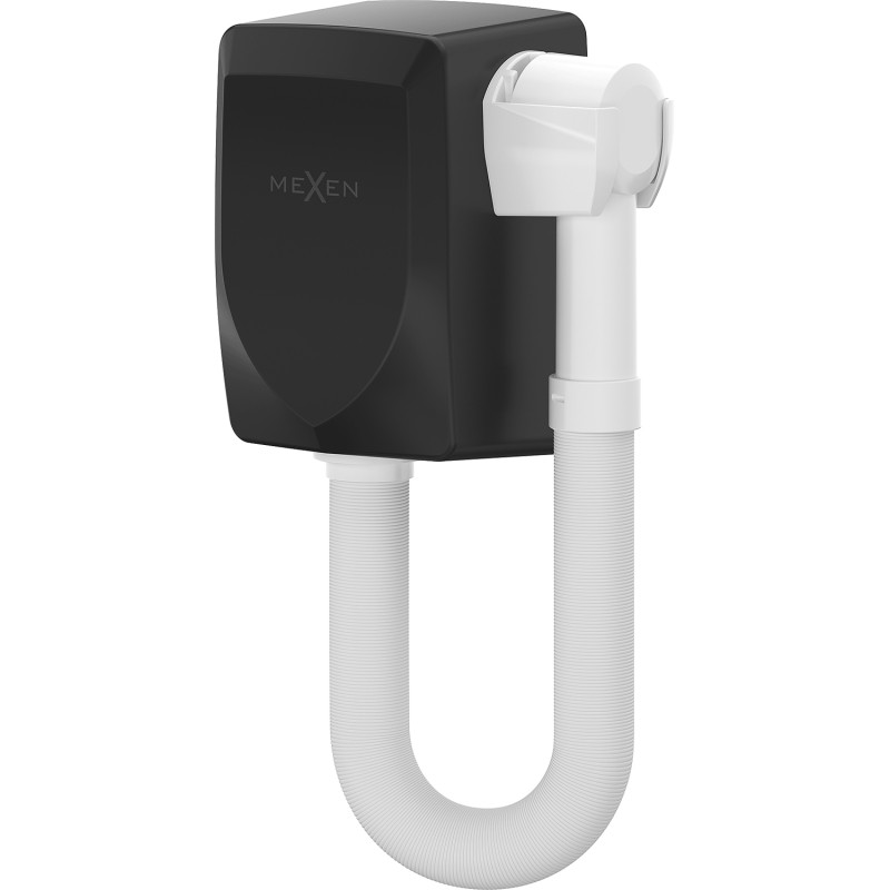Mexen Aquis-S bazénový fén na vlasy s hadicí, 1000 W, černý mat - 70K200-70