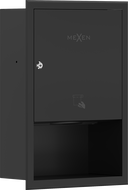 Mexen Linox vestavěný držák na papírové ručníky, černý mat - 70K003-70