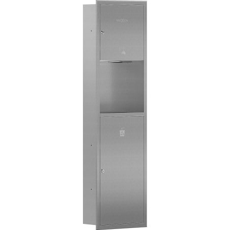 Mexen Linox vestavný zásobník na papírové ručníky s košem, inox - 70K003-01 - 70K002-01