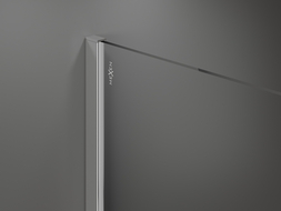 Mexen Kioto sprchová stěna Walk-in 90 x 200 cm, bílá ombre 8 mm, chrom - 800-090-101-01-86