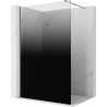 Mexen Kioto sprchová stěna Walk-in 110 x 200 cm, ombre černá 8 mm, gun metal - 800-110-101-95-76