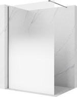 Mexen Kioto sprchová stěna Walk-in 110 x 200 cm, bílý ombre 8 mm, gun metal - 800-110-101-95-86