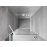 Mexen Mist-H sprchové dveře levé 75 cm, transparentní, bílé - 8A5-075-000-20-00-L