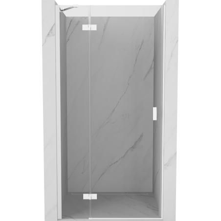 Mexen Mist-H sprchové dveře levé 75 cm, transparentní, bílé - 8A5-075-000-20-00-L