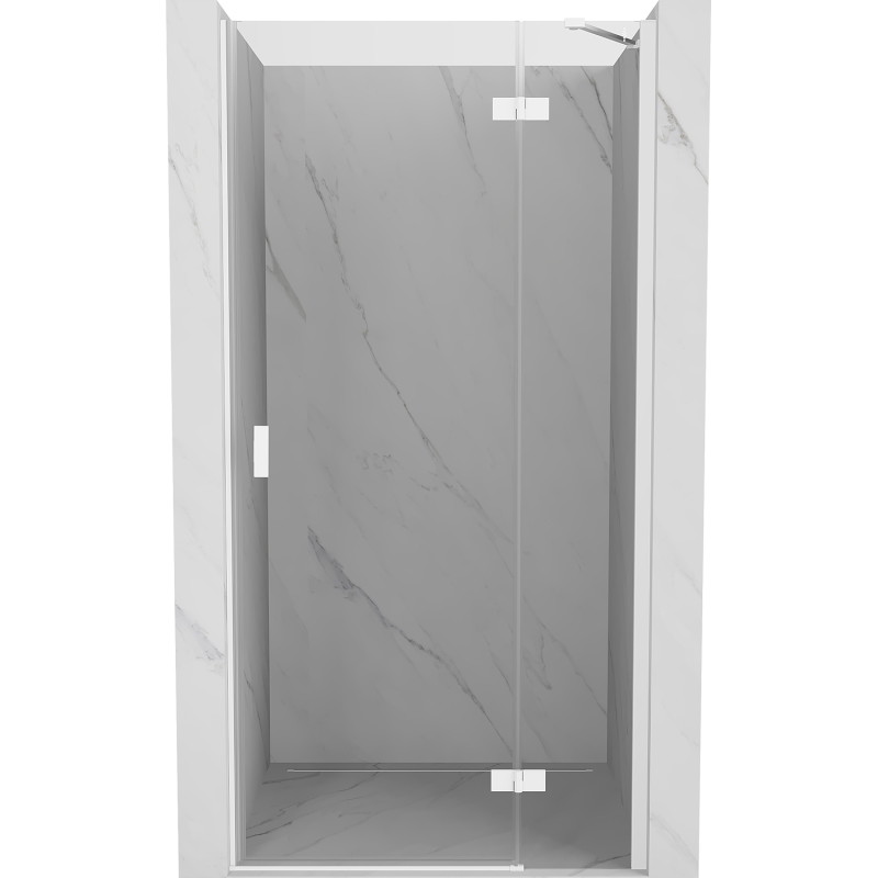Mexen Mist-H sprchové dveře otočné pravé 105 cm, transparentní, bílé - 8A5-105-000-20-00-P