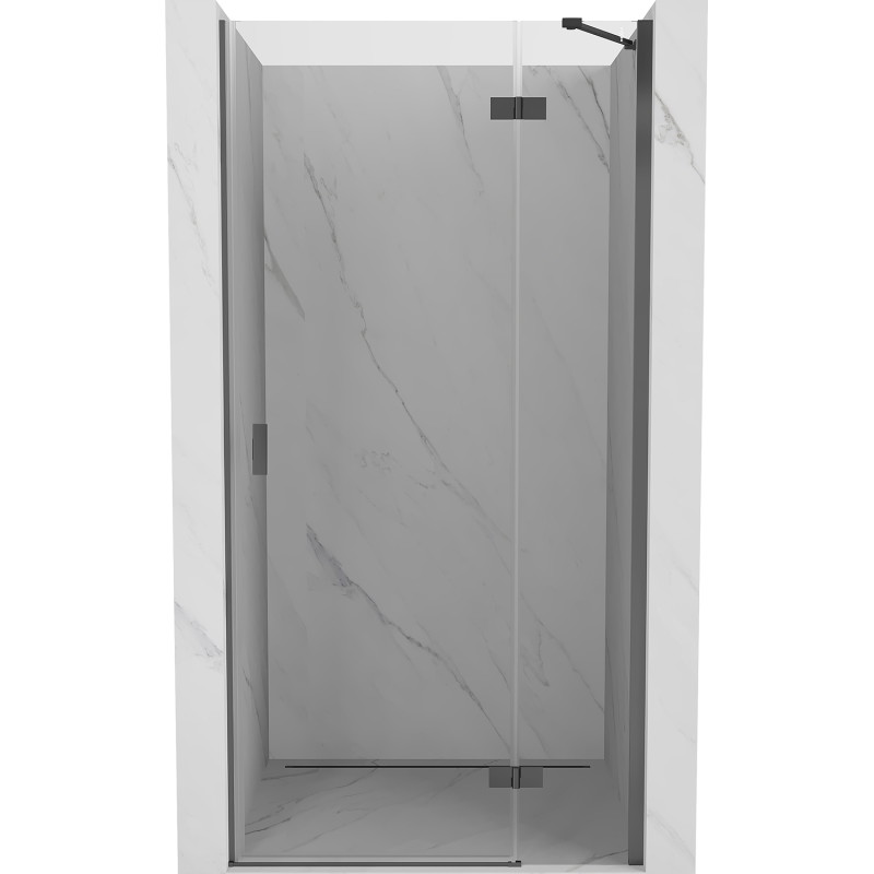 Mexen Mist-H sprchové dveře výklopné pravé 115 cm, transparentní, gun metal - 8A5-115-000-95-00-P