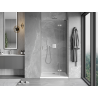 Mexen Mist-H sprchové dveře otevírací pravé 70 cm, transparentní, kartáčovaný nikl - 8A5-070-000-97-00-P
