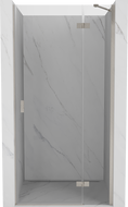 Mexen Mist-H sprchové dveře výklopné pravé 80 cm, transparentní, kartáčovaný nikl - 8A5-080-000-97-00-P