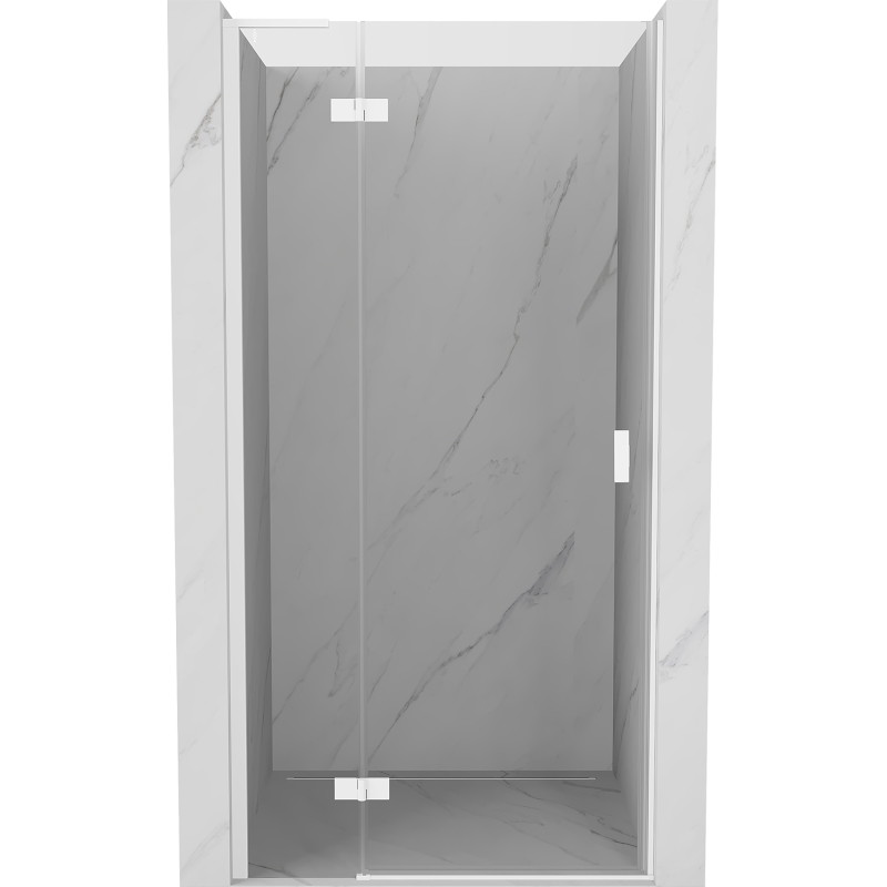 Mexen Mist-H L sprchové dveře s otevíráním vlevo 70 cm, průhledné, bílé - 8A5L-070-000-20-00-L