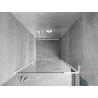 Mexen Mist-H L sprchové dveře výklopné pravé 105 cm, průhledné, bílé - 8A5L-105-000-20-00-P