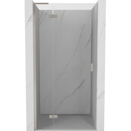 Mexen Mist-H L sprchové dveře otevíravé levé 90 cm, transparentní, kartáčovaný nikl - 8A5L-090-000-97-00-L