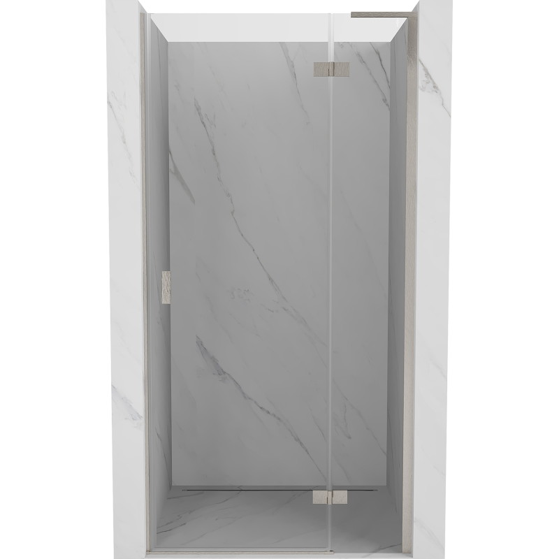 Mexen Mist-H L Sprchové dveře otočné pravé 70 cm, transparentní, kartáčovaný nikl - 8A5L-070-000-97-00-P