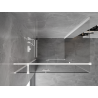 Mexen Mist-H T sprchový kout výklopný levý 75 x 120 cm, transparentní, bílá - 8A5T-075-120-20-00-L