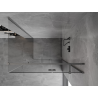 Mexen Mist-H T sprchový kout otočný pravý 100 x 90 cm, transparentní, gun gray kartáčovaný - 8A5T-100-090-66-00-P