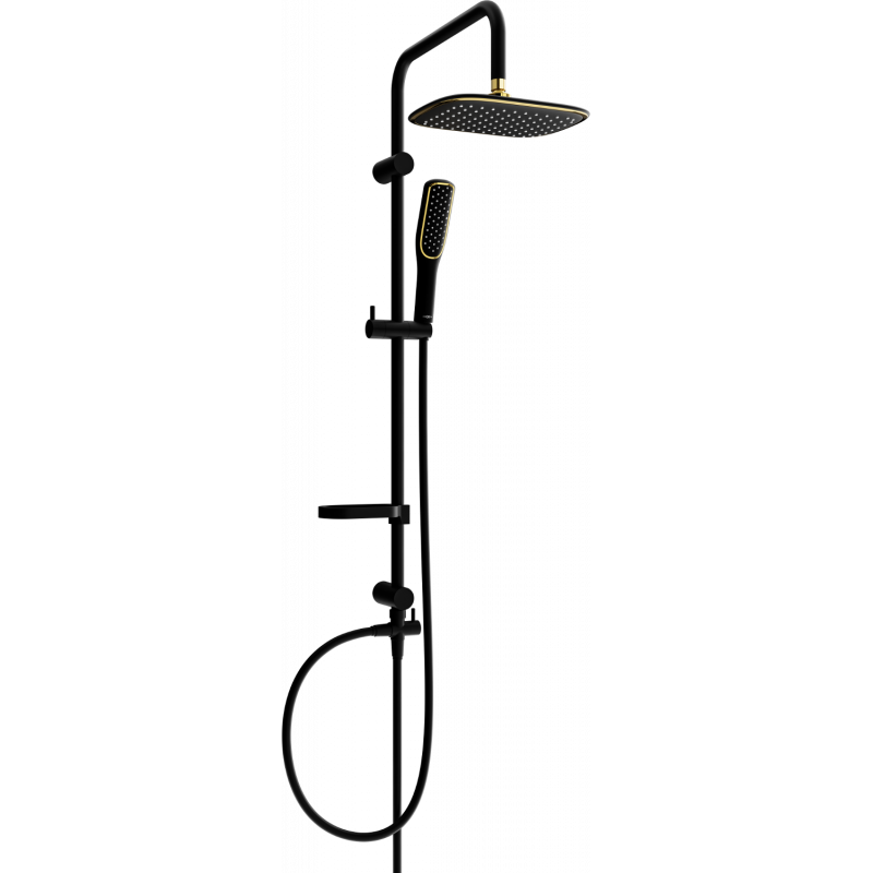 Mexen X49 sprchový sloup, černý/zlatý - 798494991-75