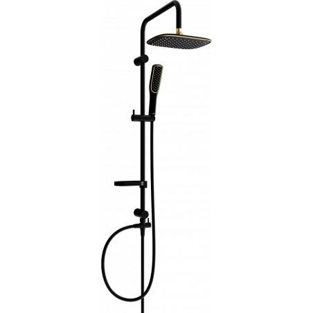 Mexen X49 sprchový sloup, černý/zlatý - 798494991-75