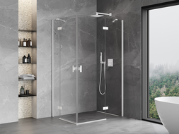 Mexen Mist-H Duo sprchový kout otočný 70 x 70 cm, transparentní, chrom - 8A5-070L-070P-01-00