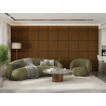 Mexen Linea 01 akustický nástěnný panel 60 x 60 cm (4ks), plsť 9 mm, technická dýha, Dub Přírodní - S110-60607-01-042