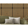 Mexen Linea 02 akustický stěnový panel 60 x 60 cm (4ks), plsť 9 mm, technická dýha, Dub Classic - S110-60607-02-041