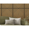Mexen Linea 03 akustický nástěnný panel 60 x 60 cm (4 ks), plsť 9 mm, technická dýha, Dub Classic - S110-60607-03-041