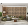 Mexen Linea 05 akustický stěnový panel 60 x 60 cm (4 ks), plsť 9 mm, technická dýha, Bělený Dub - S110-60607-05-040