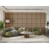 Mexen Linea 06 akustický nástěnný panel 60 x 60 cm (4ks), plsť 9 mm, technická dýha, bělený dub - S110-60607-06-040
