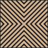 Mexen Linea 01 akustický stěnový panel 60 x 60 cm (4ks), plst 9 mm, technická dýha, Bělený Dub - S110-60607-01-040