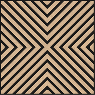 Mexen Linea 01 akustický stěnový panel 60 x 60 cm (4ks), plst 9 mm, technická dýha, Bělený Dub - S110-60607-01-040