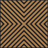 Mexen Linea 01 akustický nástěnný panel 60 x 60 cm (4ks), plsť 9 mm, technická dýha, Dub Classic - S110-60607-01-041